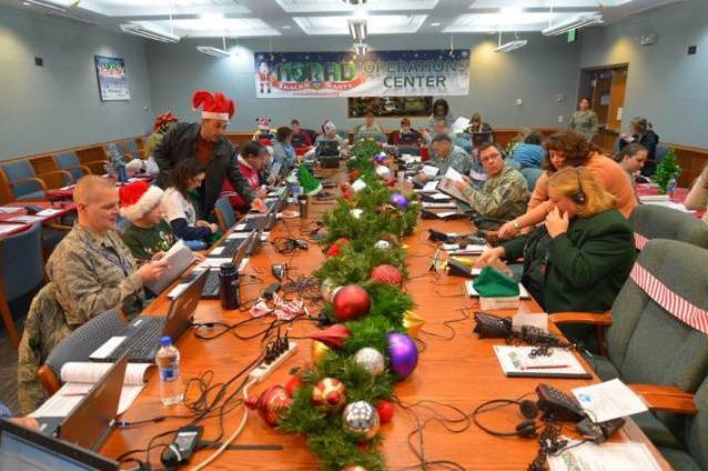 NORAD's Santa Tracking operations center